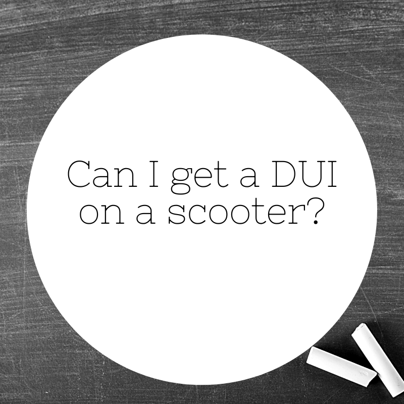 Scooter DUI
